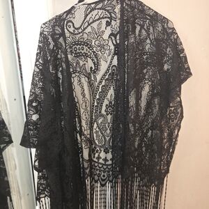 Windsor Black Lace Cover-Up
